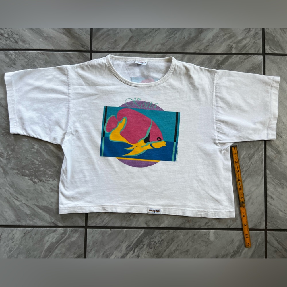 Women’s 1990s Crazy Shirt Carlton Richards Series Hawaii tropical fish